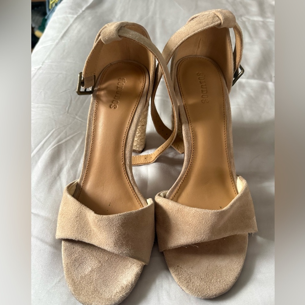 Soludos Tan Women's Heeled Sandals